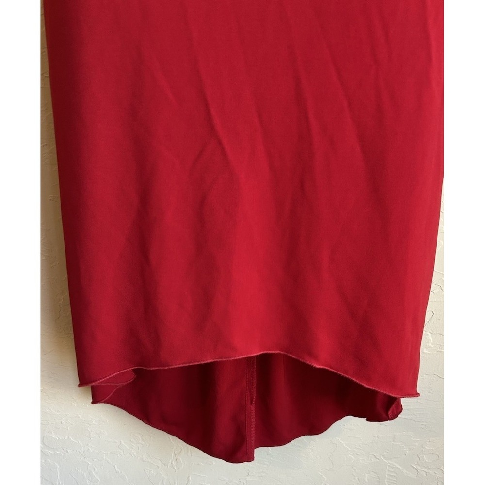 Vintage 90s Y2K Red Slip Dress M NWT Rhinestone Straps Party‎ Formal Glam - Picture 3 of 8